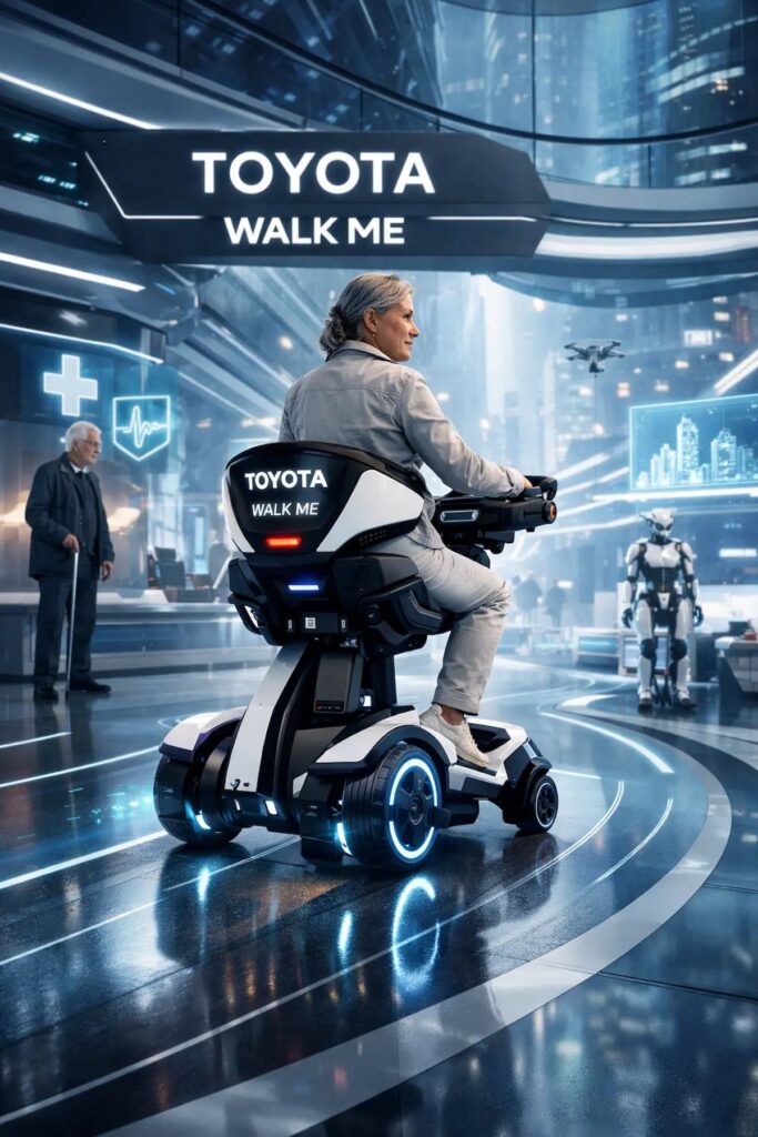 walk me Chair by Toyota best for old aged people