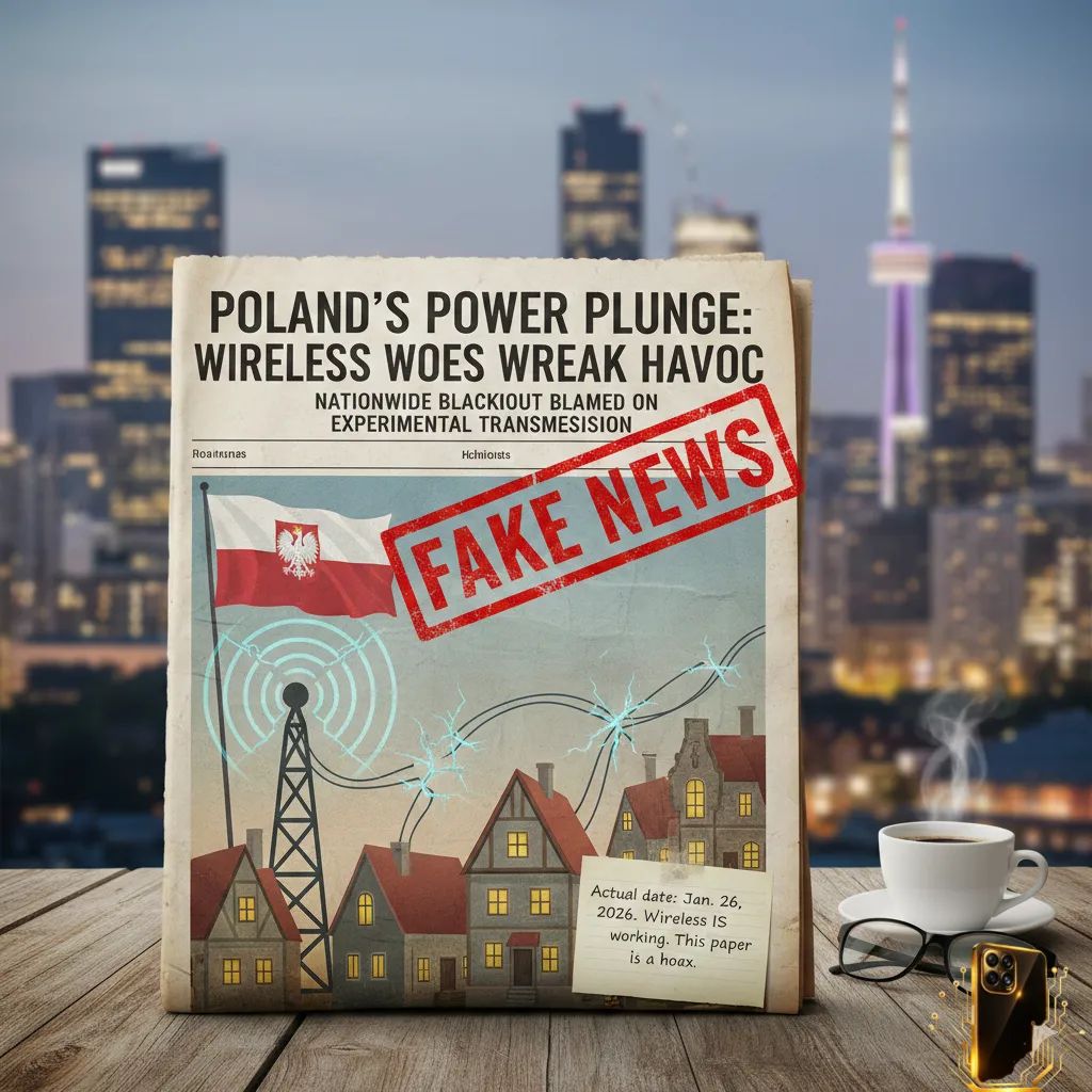 Fake news in daily newspaper of wireless Electricity Transmission