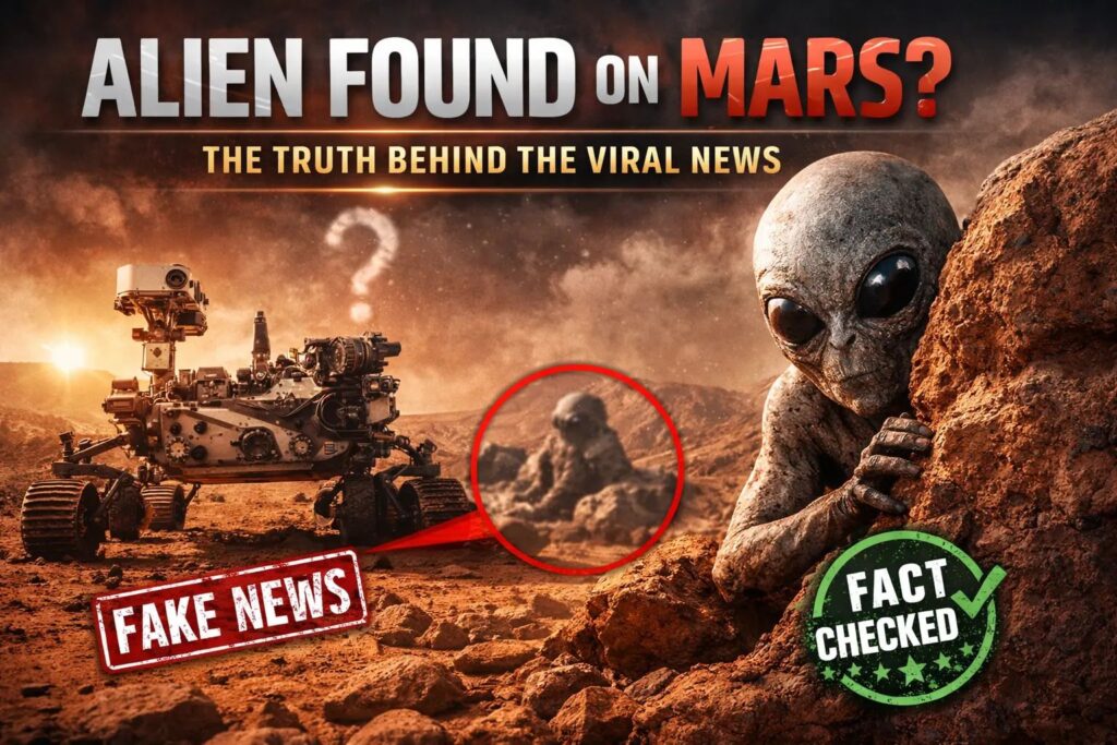 Viral claim of alien detected on Mars near NASA Mars rover explained with fact check