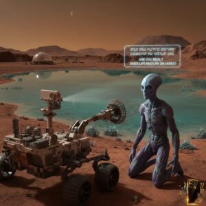 Fact check of viral Facebook news claiming alien found near Mars rover