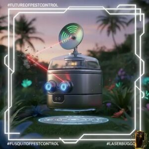 Smart mosquito detection system with laser targeting technology