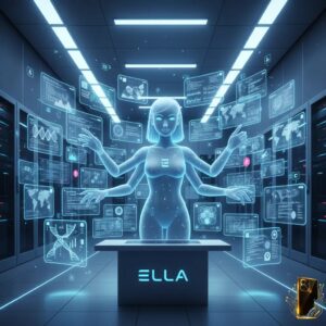 AI assistant performing intelligent research and automation.