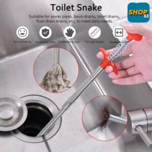 metal flexible 90 cm wire brush hand sink cleaning hook sewer dredging device snake drain cleaner spring pipe dredging tool drain opener drain clog re 11879 532 72387ba7 9694 47a6 835b 22dca47a0564